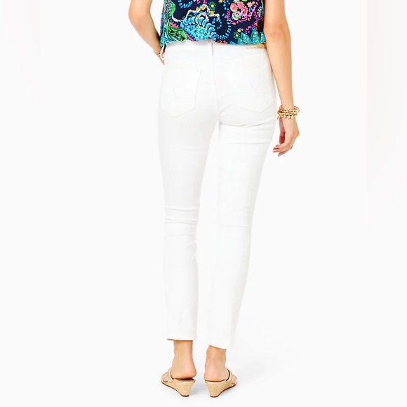 Lilly Pulitzer South Ocean Skinny white jeans - Picture 3 of 11